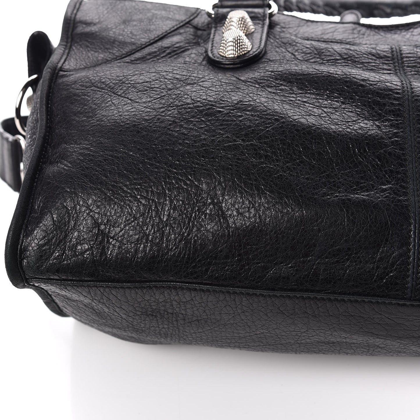 Agneau Giant 21 Silver Hardware Part Time Black