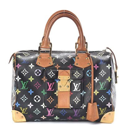 Louis Vuitton Monogram Multicolor Speedy 30 Black 1 of 13