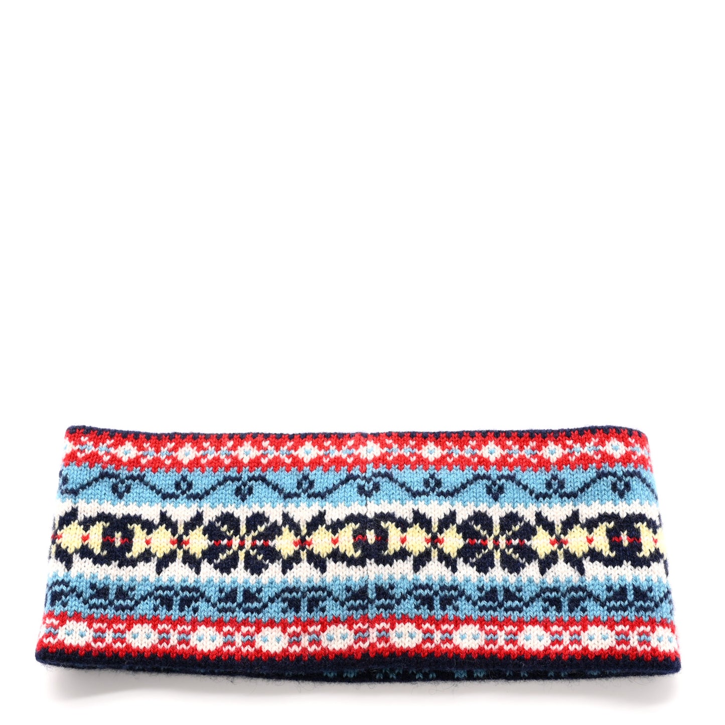 Cashmere CC Headband Blue Red White Blue Yellow