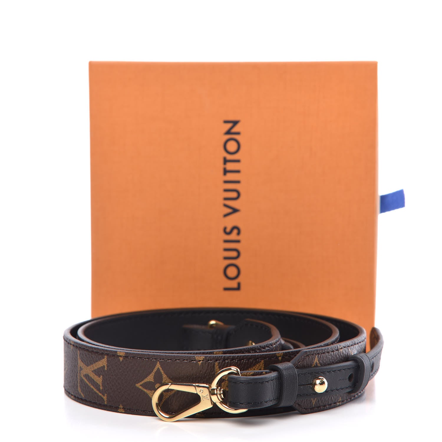 Louis Vuitton Monogram Bandouliere Shoulder Strap XL Black 6 of 6