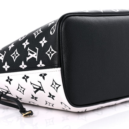 Louis Vuitton Empreinte Spring In The City Neverfull MM Black White Pink 8 of 9
