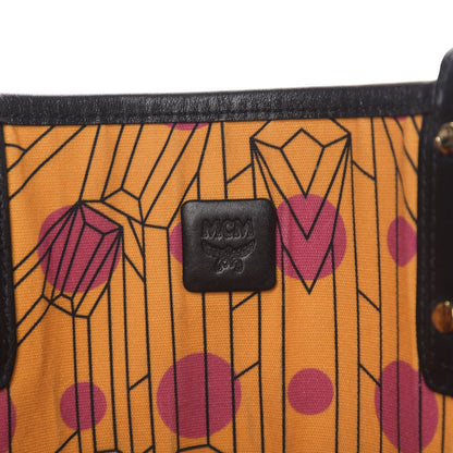 MCM Visetos Medium Project Reversible Shopper Tote White 12 of 14