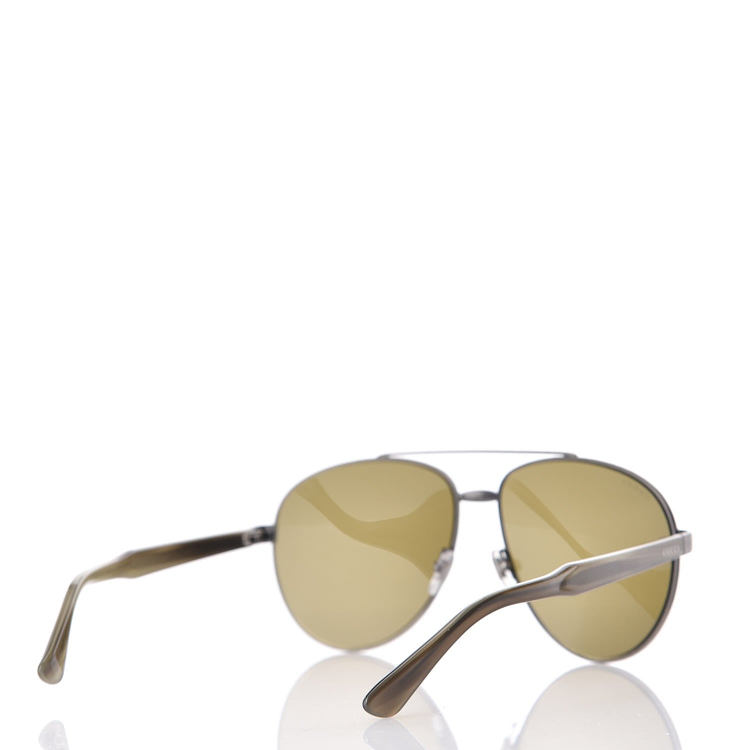 Gucci Aviator Sunglasses GG0054S Grey Green 4 of 7