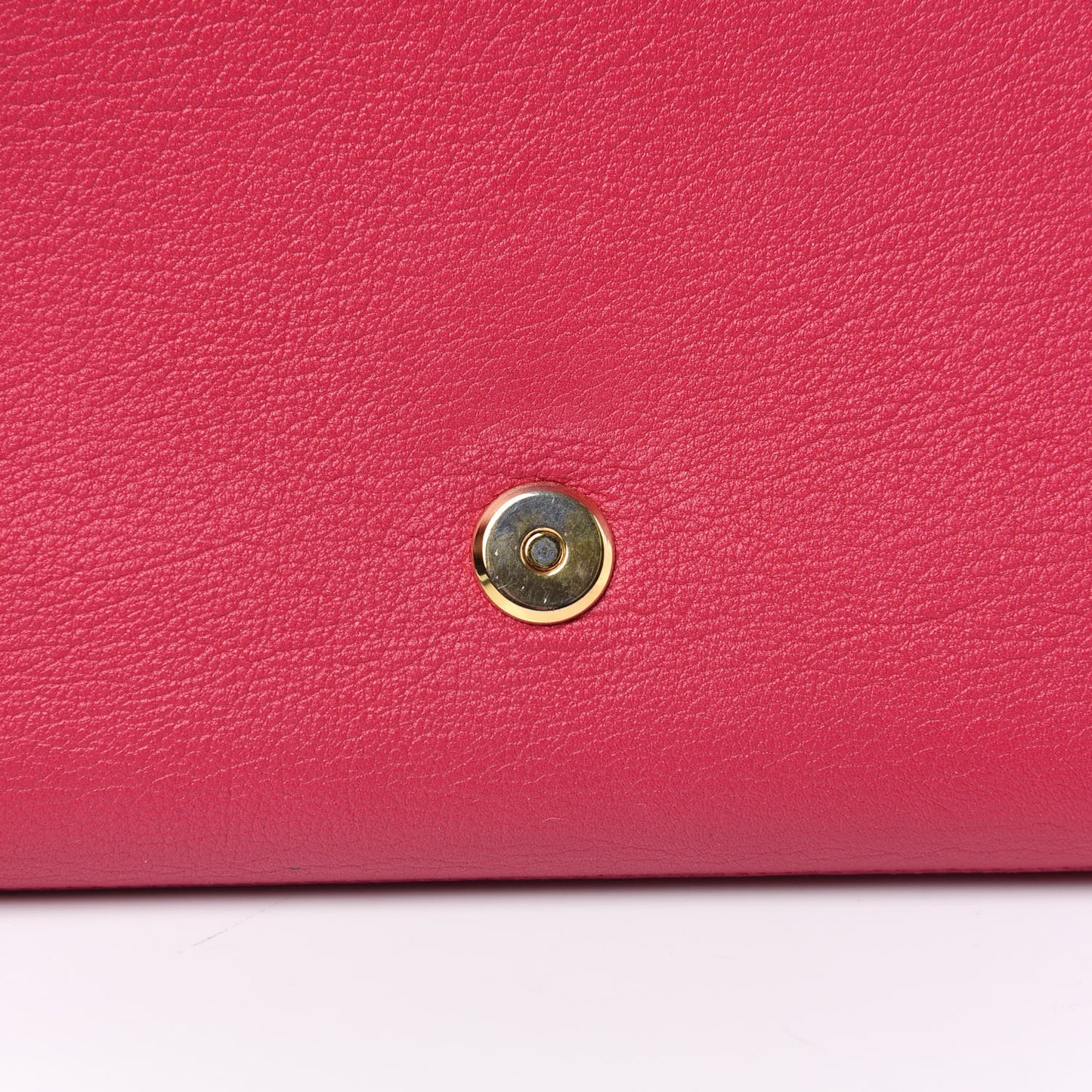 Calfskin Monogram Large Belle De Jour Clutch Lipstick Fuchsia