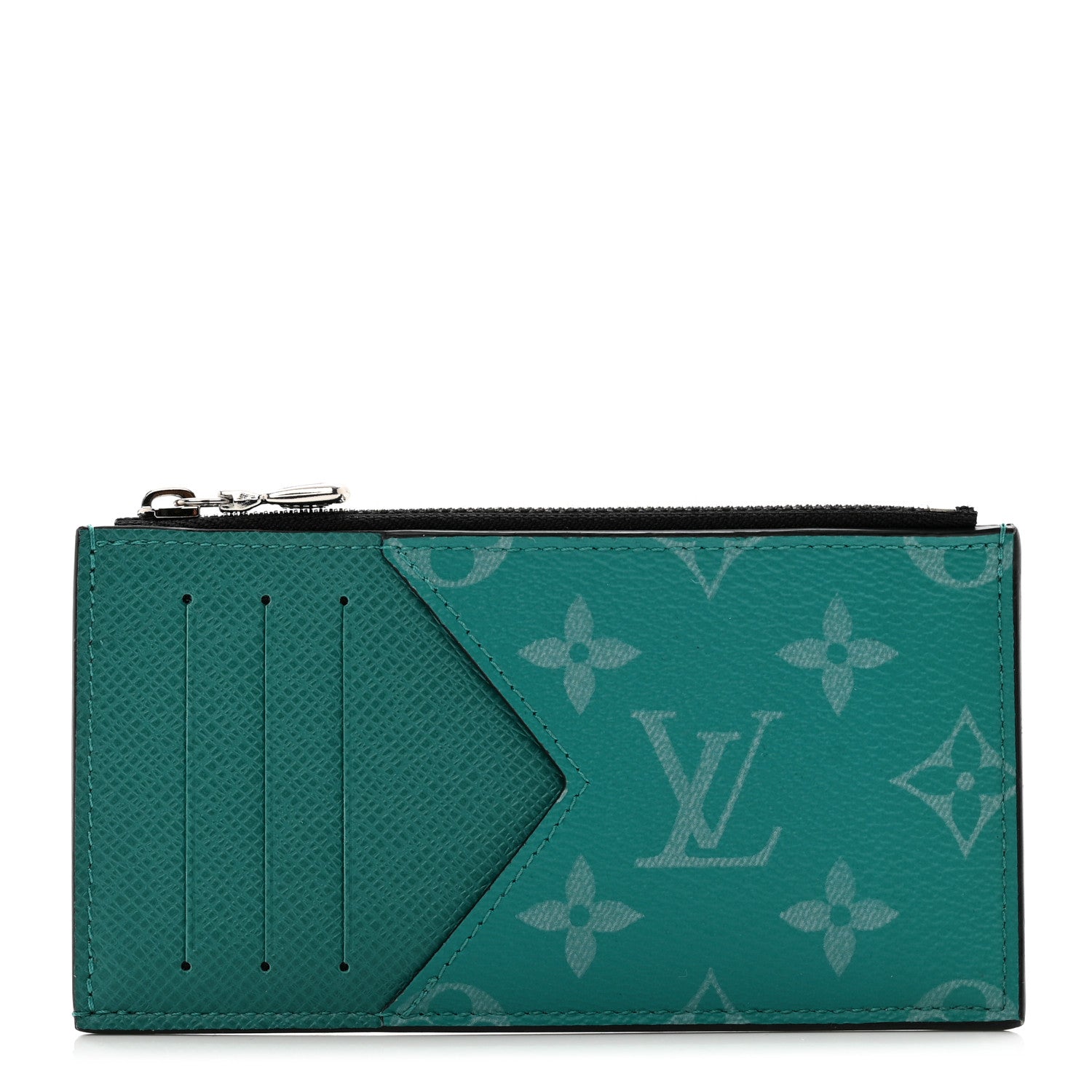 Louis Vuitton Taigarama Coin Card Holder Miami Green 1 of 6