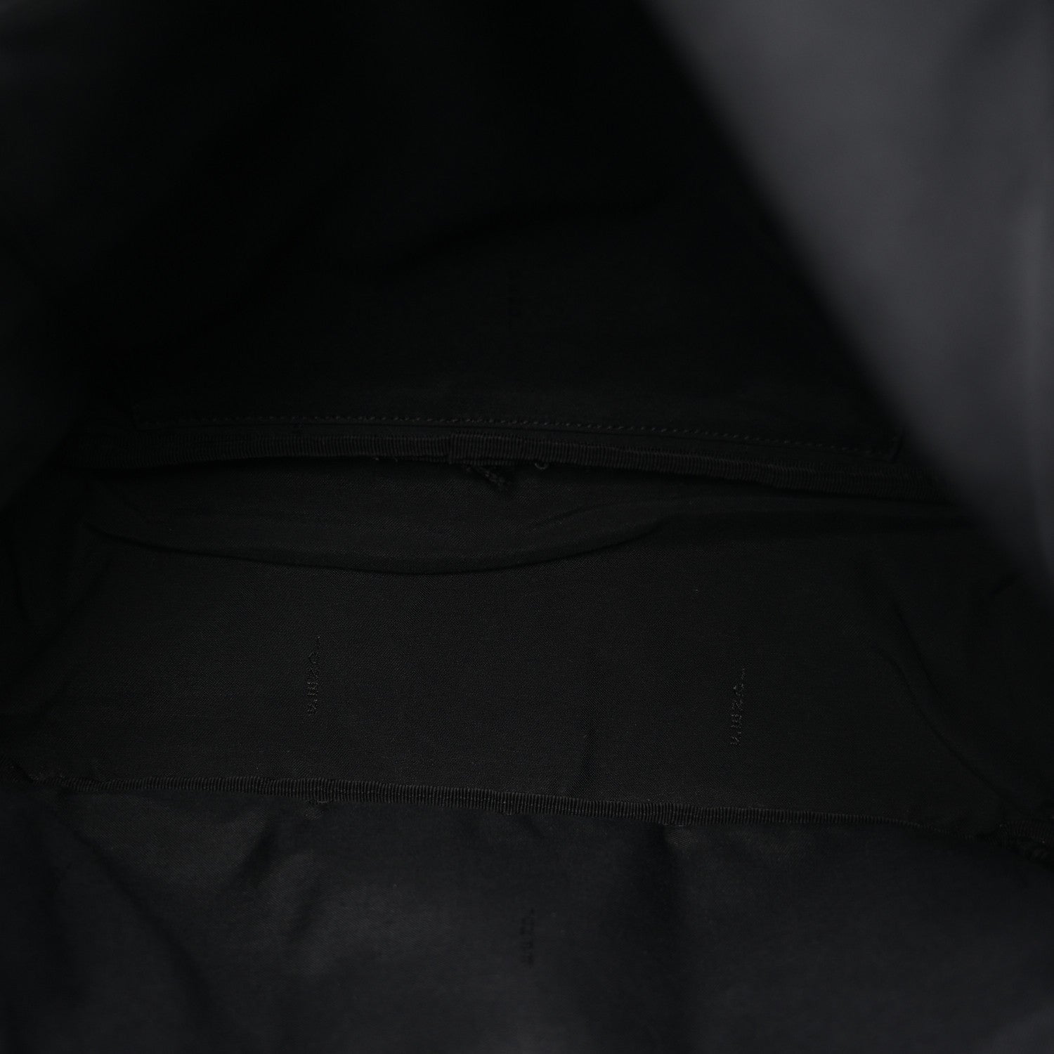 Fendi Glazed Fabric Nylon FF 1974 Diagonal Pouch Pocket Backpack Tobacco Moresco Black 5 of 10