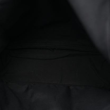 Fendi Glazed Fabric Nylon FF 1974 Diagonal Pouch Pocket Backpack Tobacco Moresco Black 5 of 10