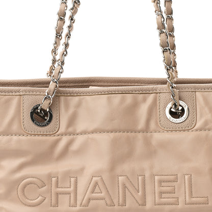Chanel Glazed Calfskin Small Deauville Tote Light Pink 8 of 13