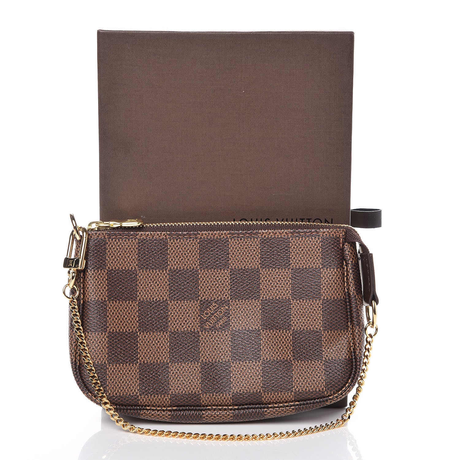 Louis Vuitton Damier Ebene Mini Pochette Accessories 10 of 10