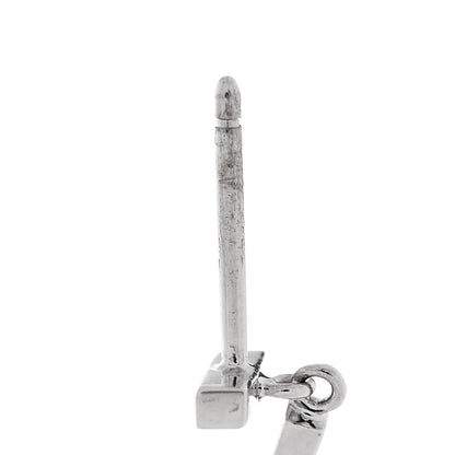 Tiffany 18K White Gold T Bar Earrings 5 of 6
