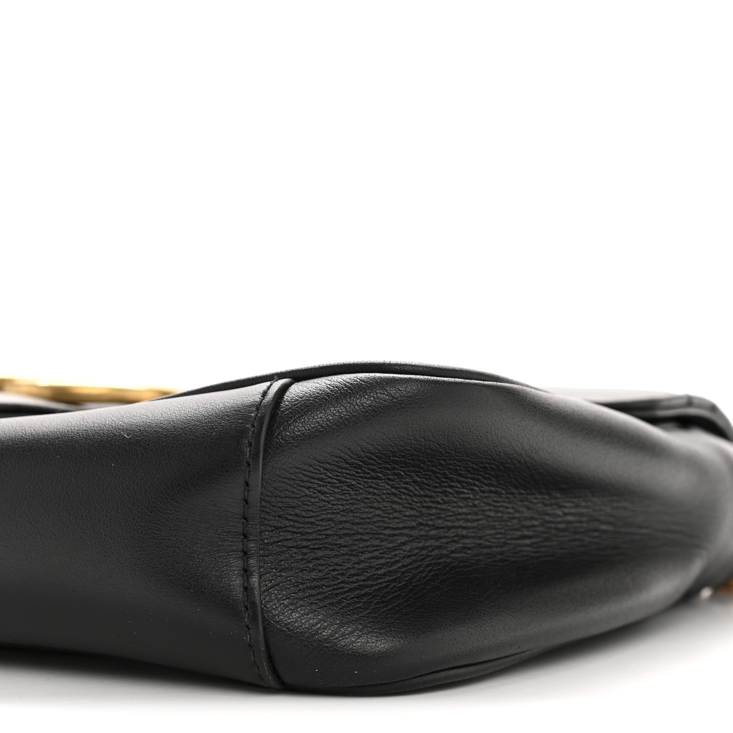 Gucci Calfskin Matelasse Small GG Marmont Shoulder Bag Black 10 of 12