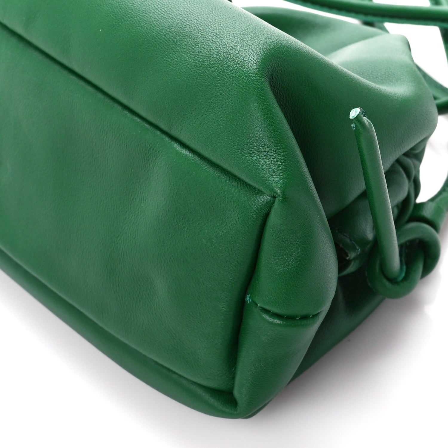 Mansur Gavriel Lambskin Mini Cloud Clutch Green 10 of 10