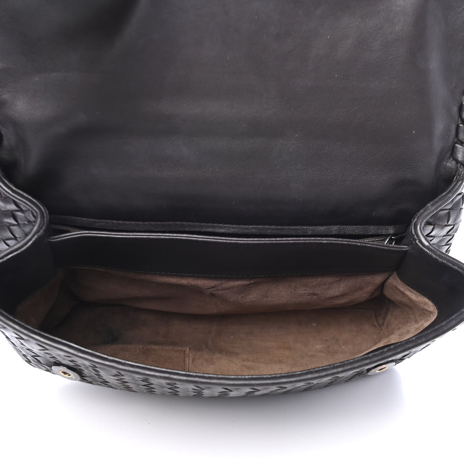 Bottega Veneta Nappa Intrecciato Large Olimpia Bag Ebano 4 of 4
