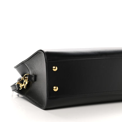 Saint Laurent Calfskin Monogram Baby Cabas Black 8 of 11