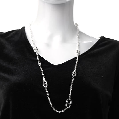 Hermes Sterling Silver Farandole Necklace 80 2 of 5