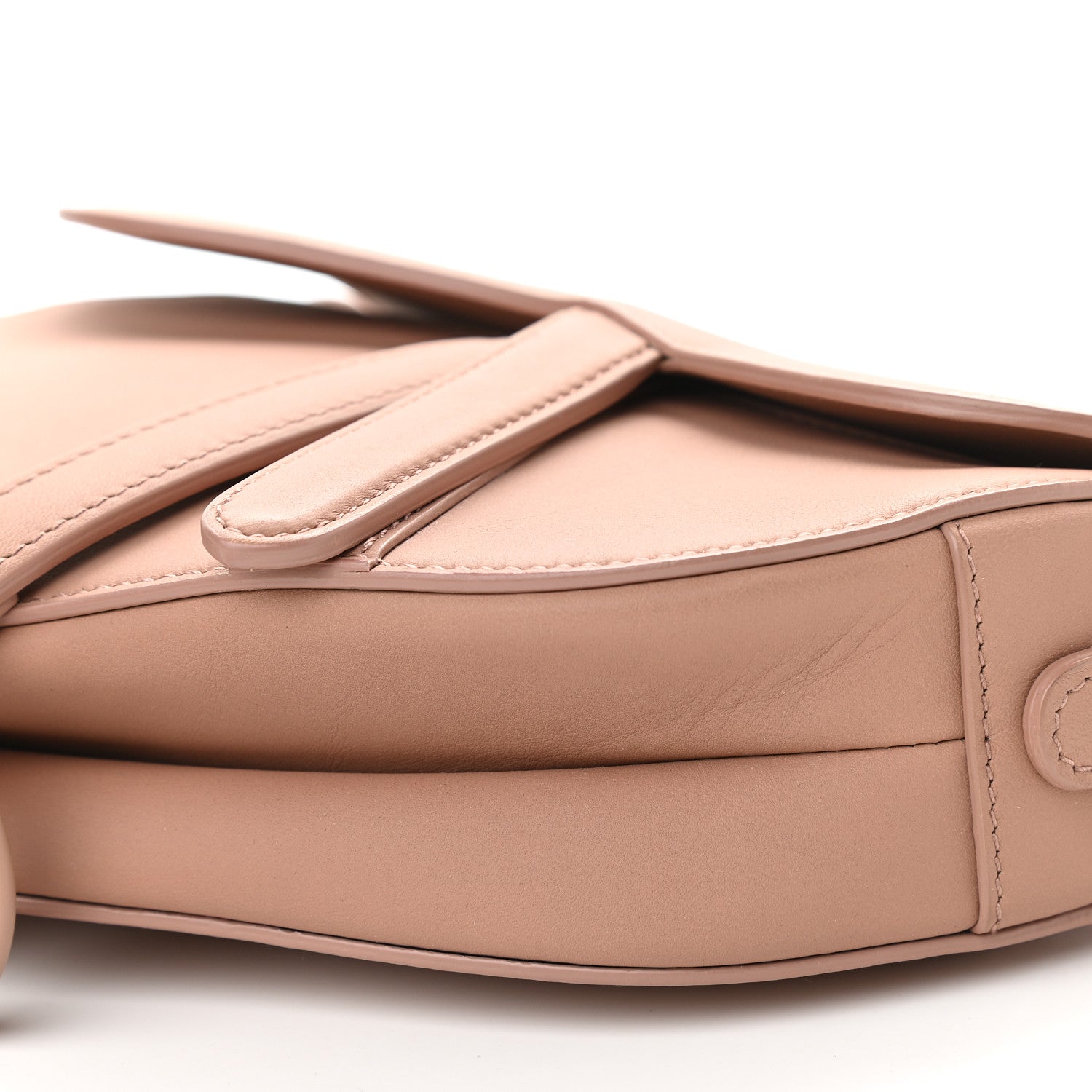 Christian Dior Calfskin Mini Saddle Bag Blush 9 of 9