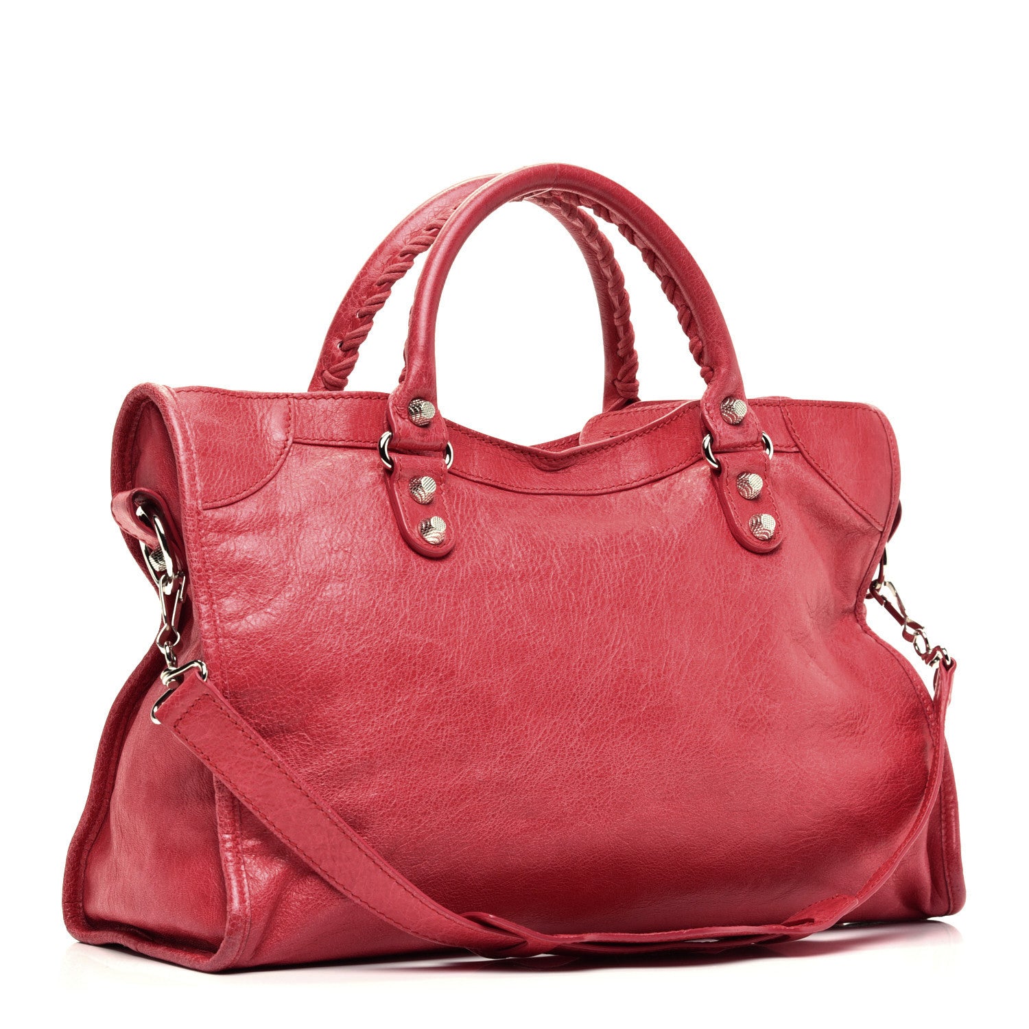Balenciaga Agneau Giant 12 Silver Hardware City Rose Thulian 3 of 10