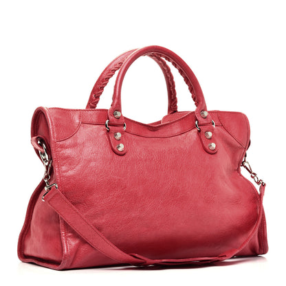 Balenciaga Agneau Giant 12 Silver Hardware City Rose Thulian 3 of 10
