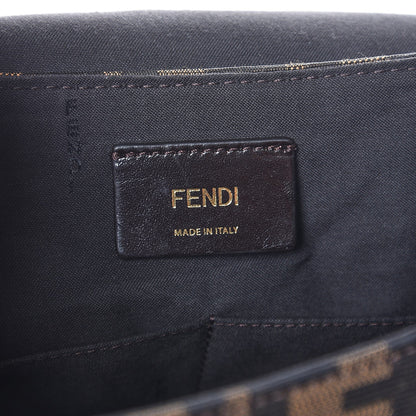 Fendi Zucca Vitello Artic Messenger Bag Tobacco Castagna 6 of 7