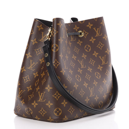 Louis Vuitton Monogram Neonoe MM Black 3 of 7