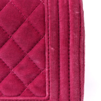 Chanel Velvet Quilted Small Boy Flap Pink 14 of 20