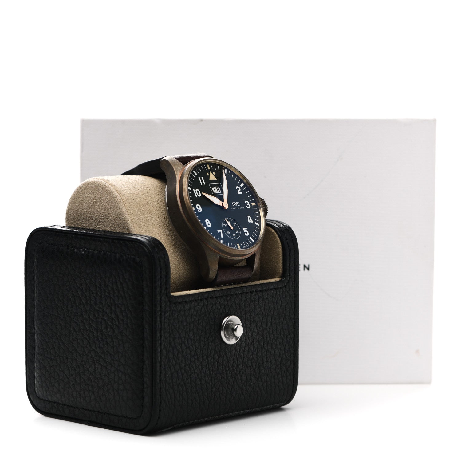 IWC Bronze Calfskin 46mm Big Pilot Date Spitfire "Mission Accomplished" Edition Automatic Watch Green IW510506 5 of 5