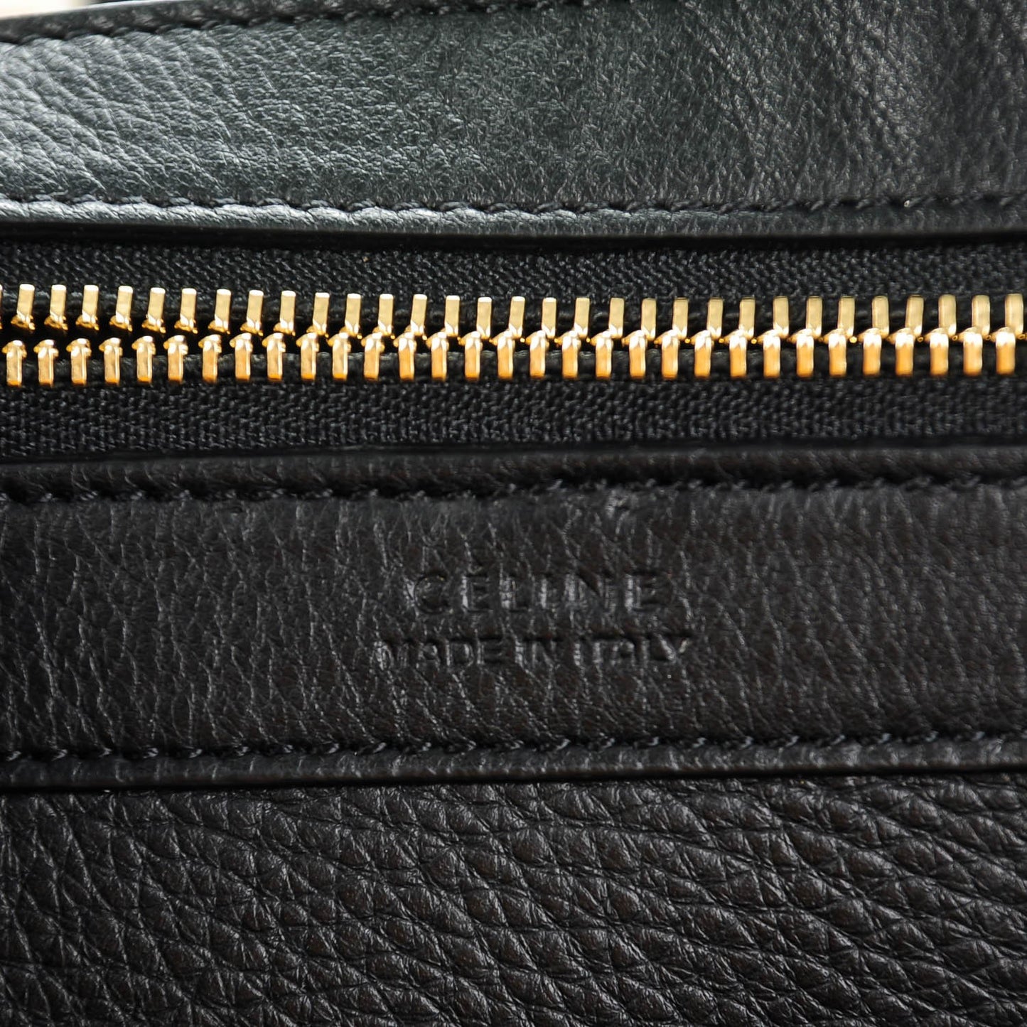 Soft Grained Calfskin Medium Cabas Phantom Black