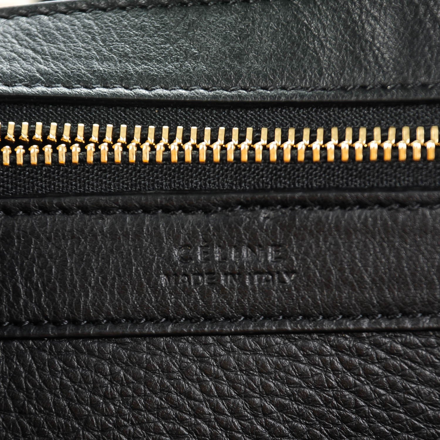 Celine Soft Grained Calfskin Medium Cabas Phantom Black 6 of 8