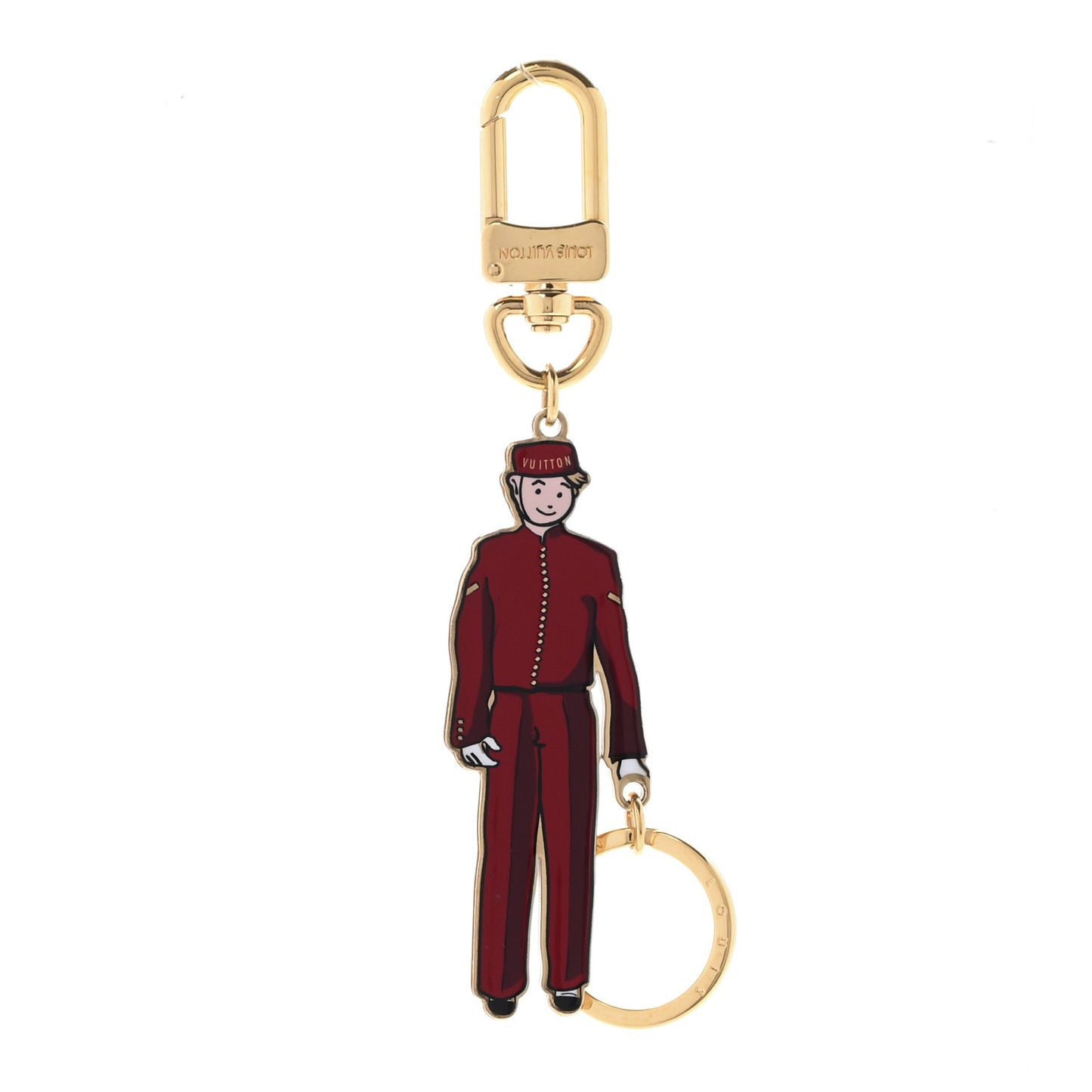 Painted Bellboy Bag Charm Key Holder