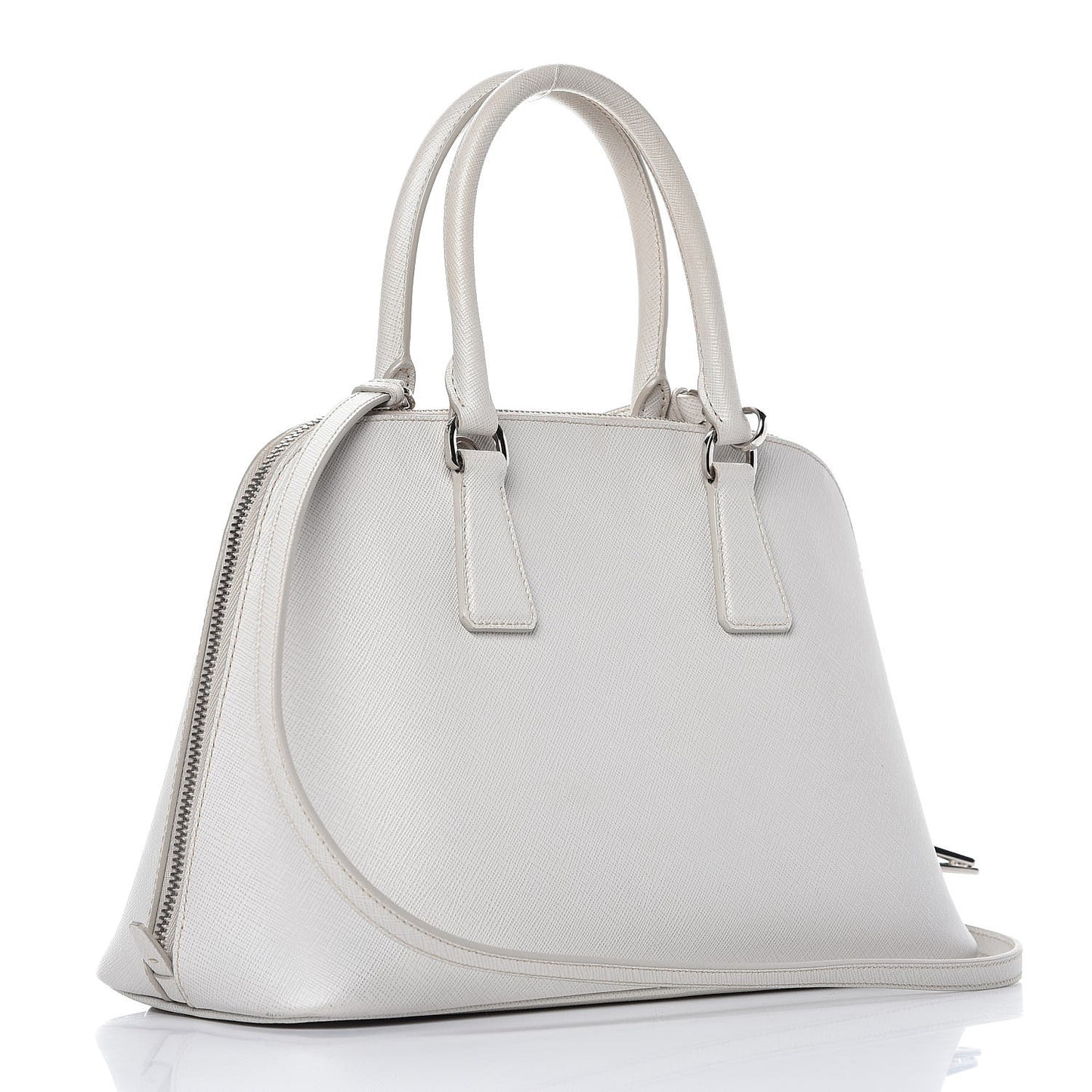 Saffiano Lux Medium Promenade Tote Talco