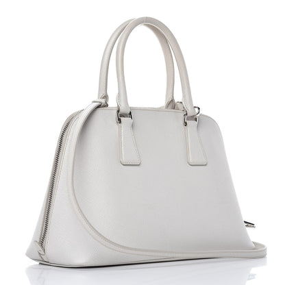 Prada Saffiano Lux Medium Promenade Tote Talco 4 of 11