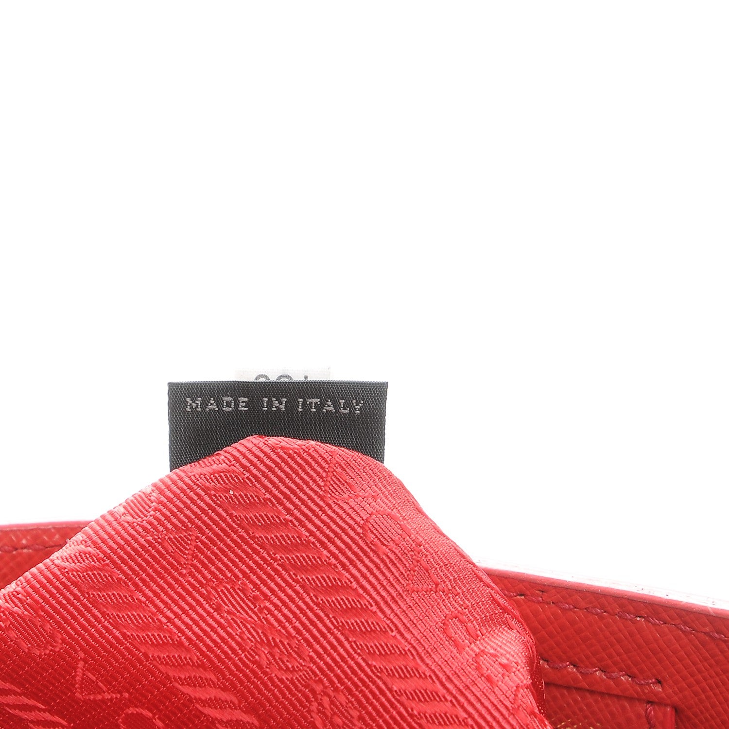 Prada Saffiano Lux Large Tote Fuoco 7 of 8