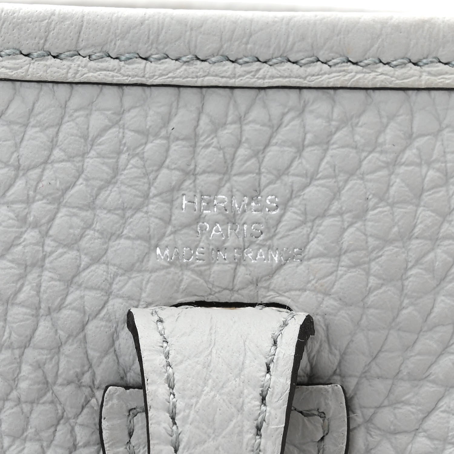 Hermes Taurillon Clemence Amazone Evelyne TPM Gris Perle Etain 6 of 10