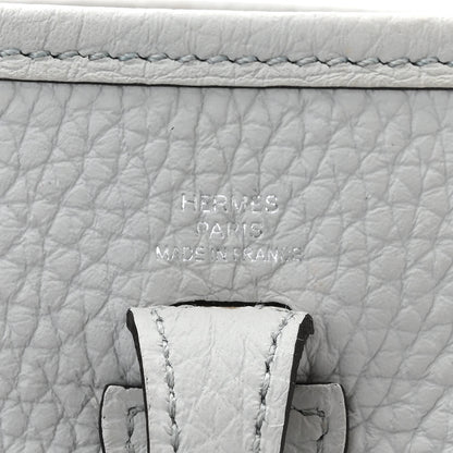 Hermes Taurillon Clemence Amazone Evelyne TPM Gris Perle Etain 6 of 10