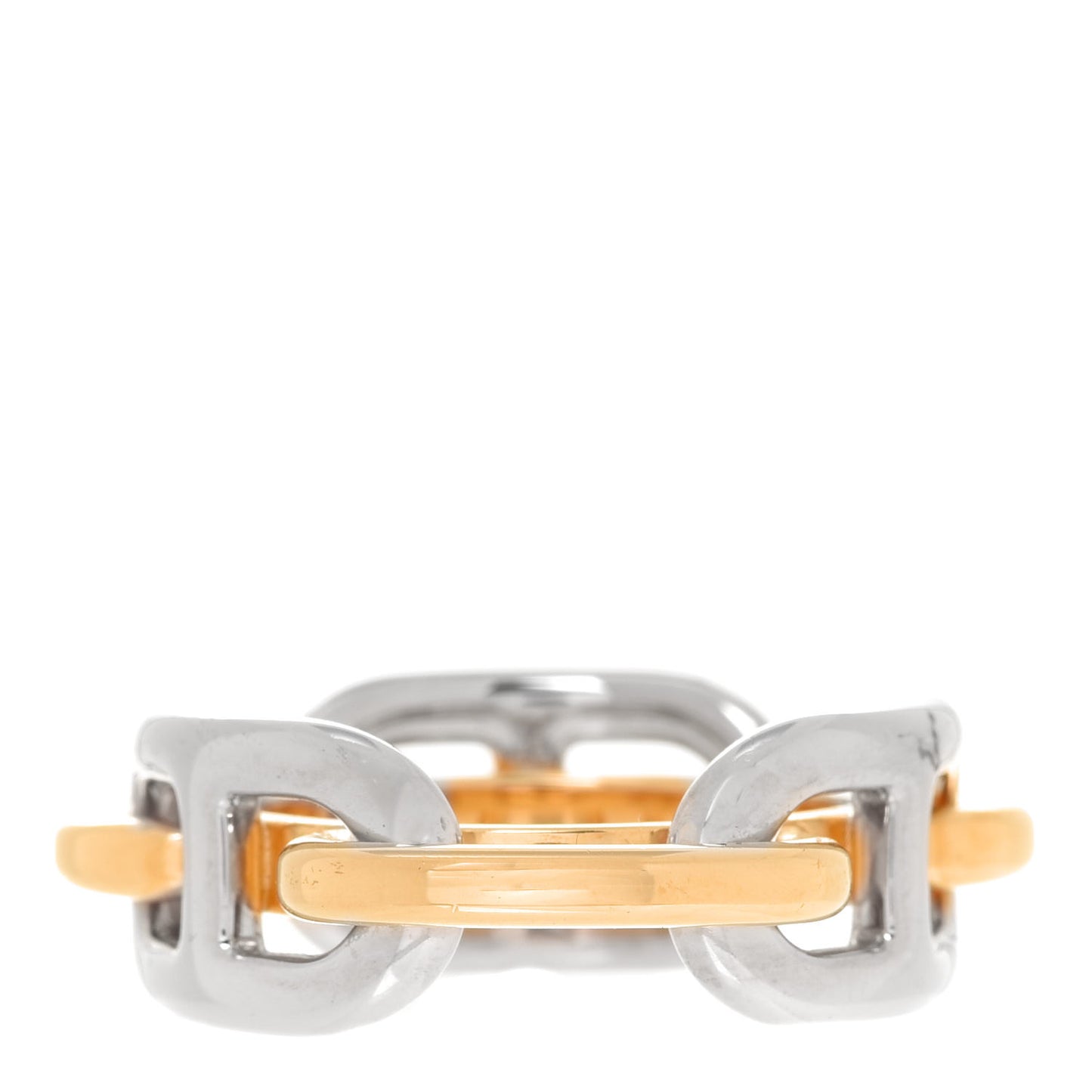 Palladium Regate Scarf Ring Gold Silver