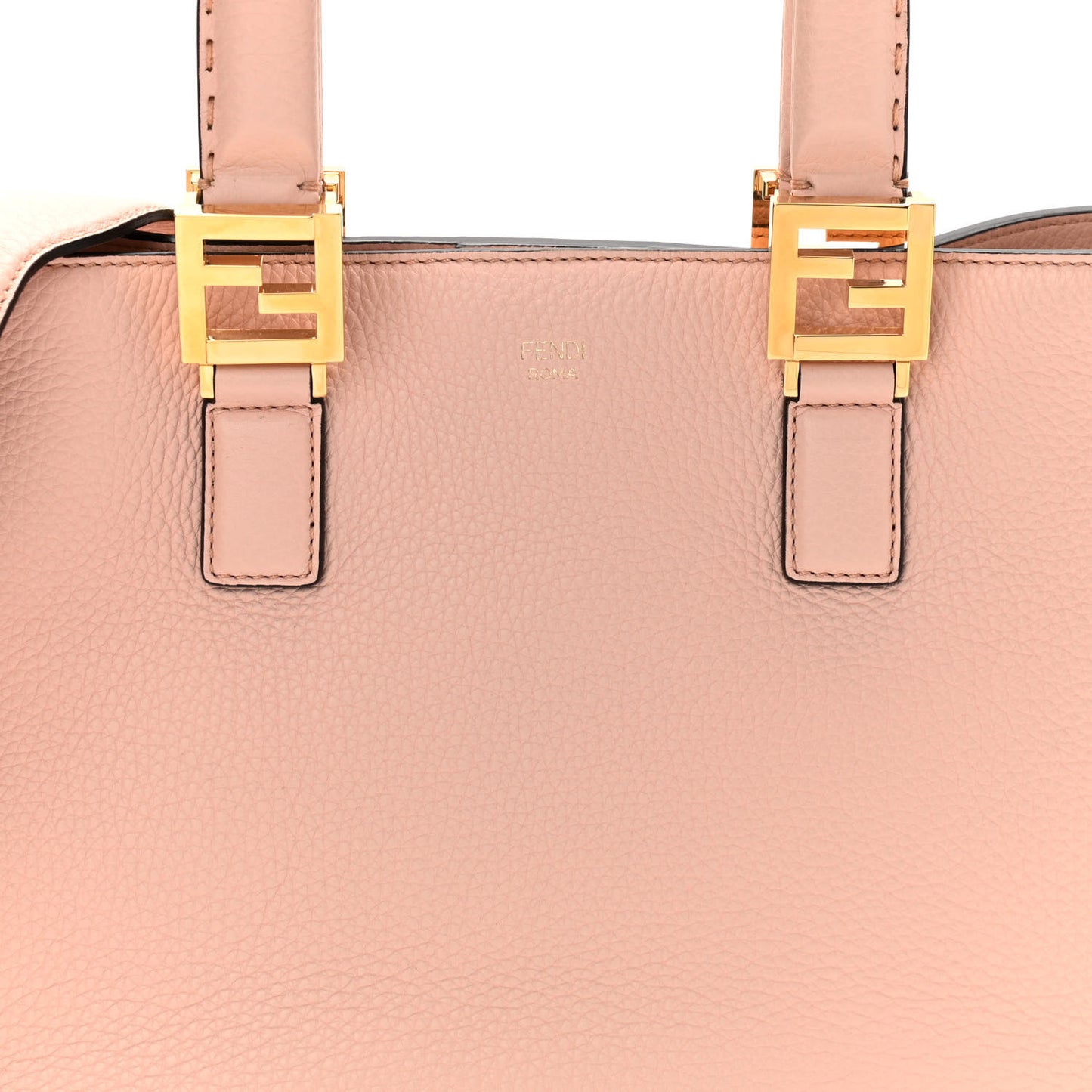 Cuoio Romano Selleria Small FF Tote Cipria