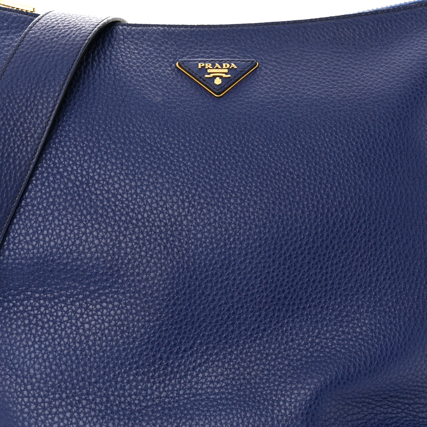 Prada Vitello Daino Hobo Bluette 8 of 12