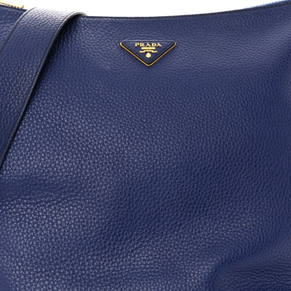 Prada Vitello Daino Hobo Bluette 8 of 12