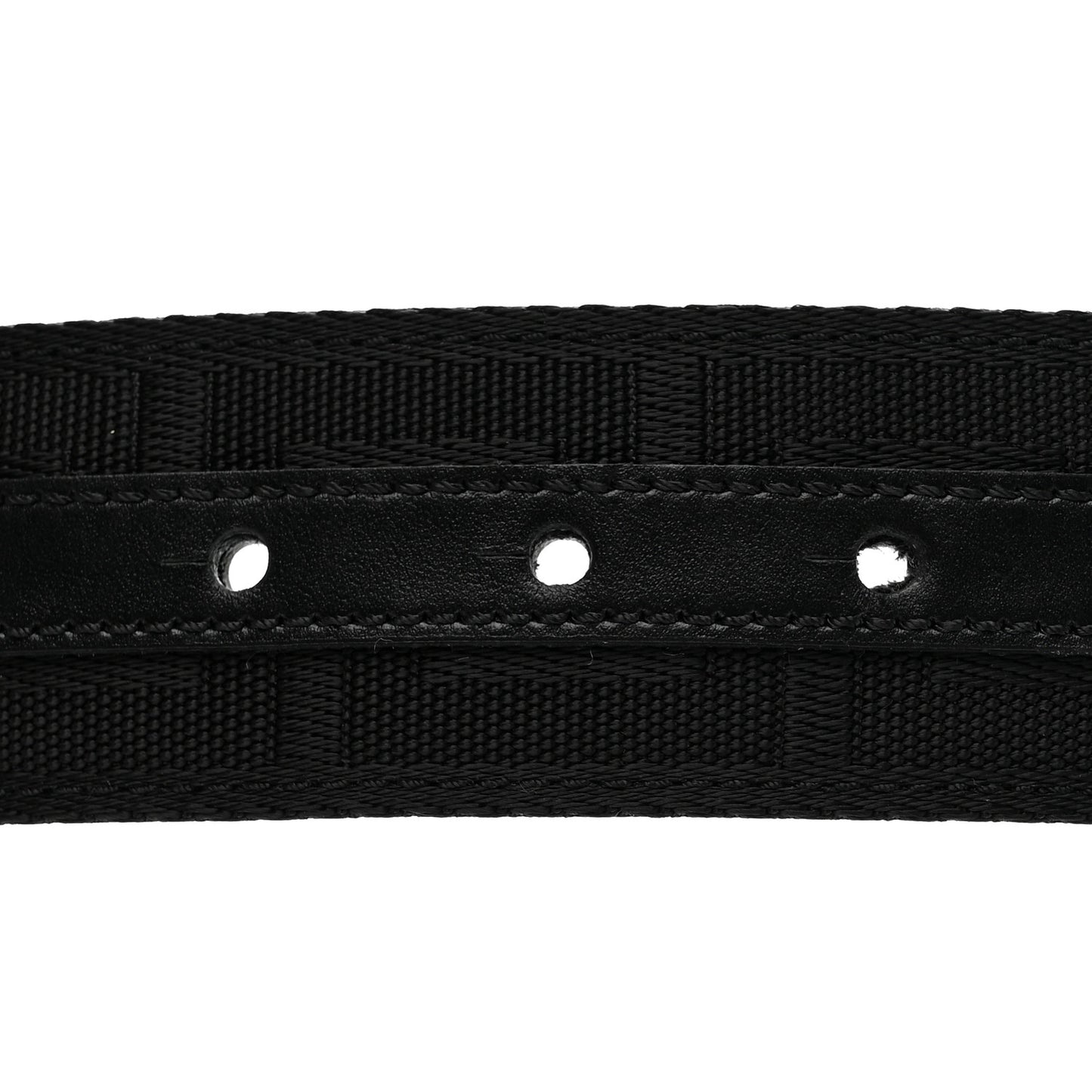 Calfskin Canvas La Medusa Belt 95 38 Black