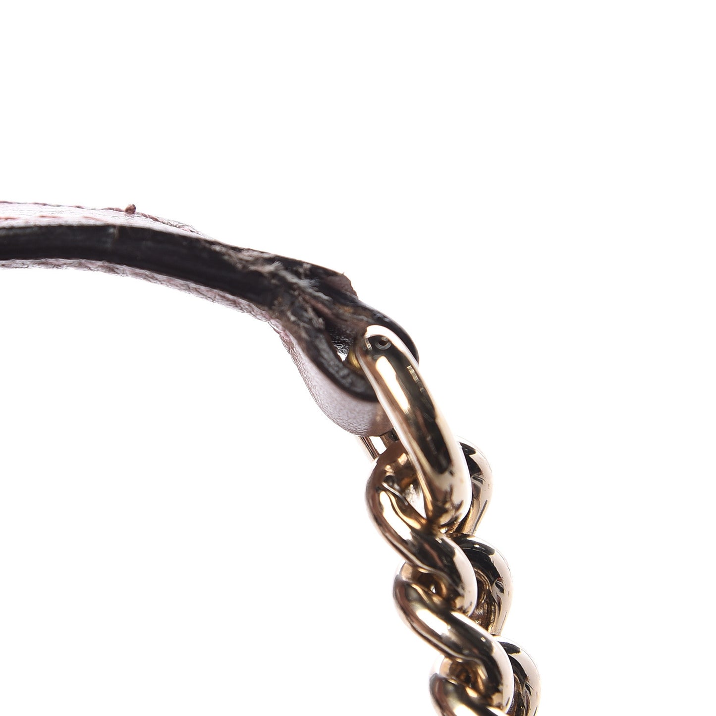 Pebbled Calfskin Medium Soho Chain Shoulder Bag Dark Cipria