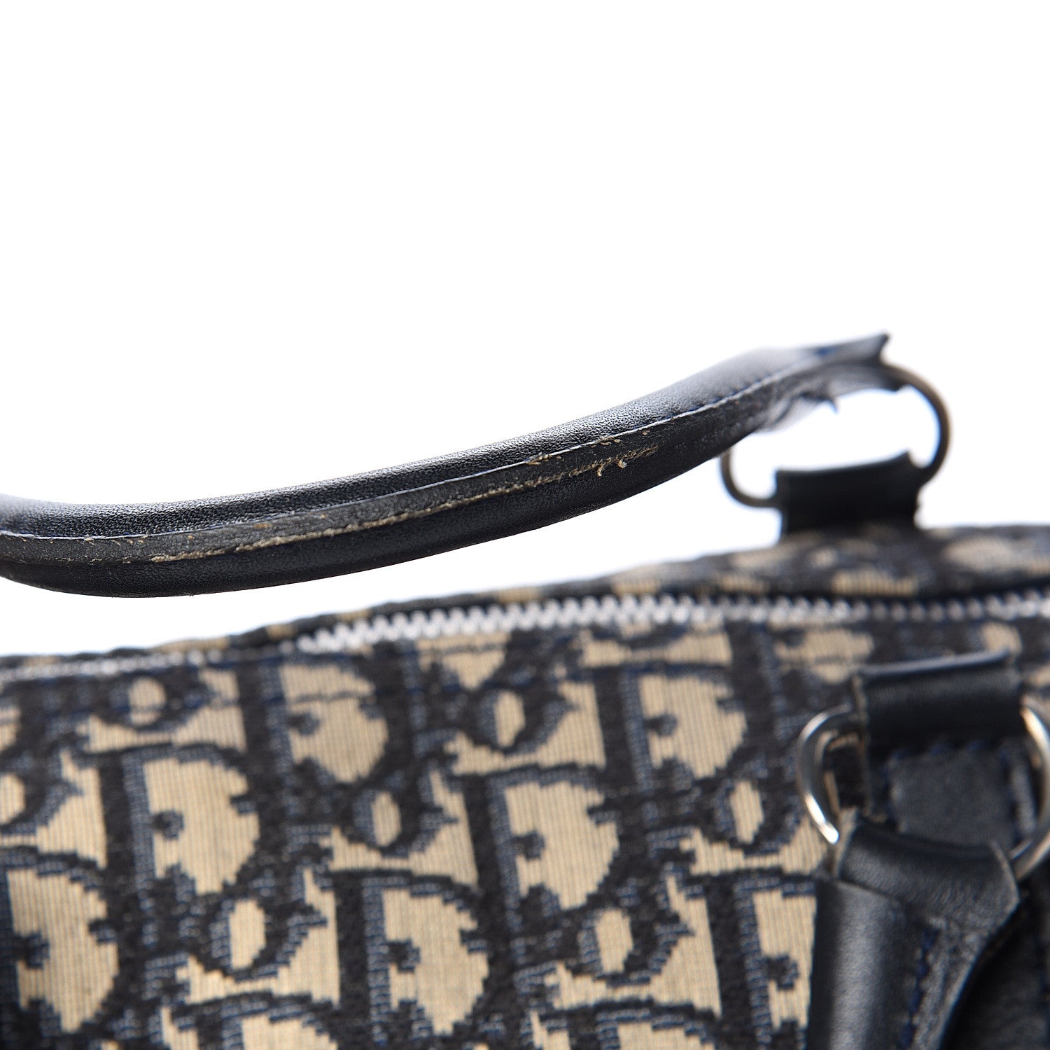 Christian Dior Monogram Duffle Navy Blue 15 of 16