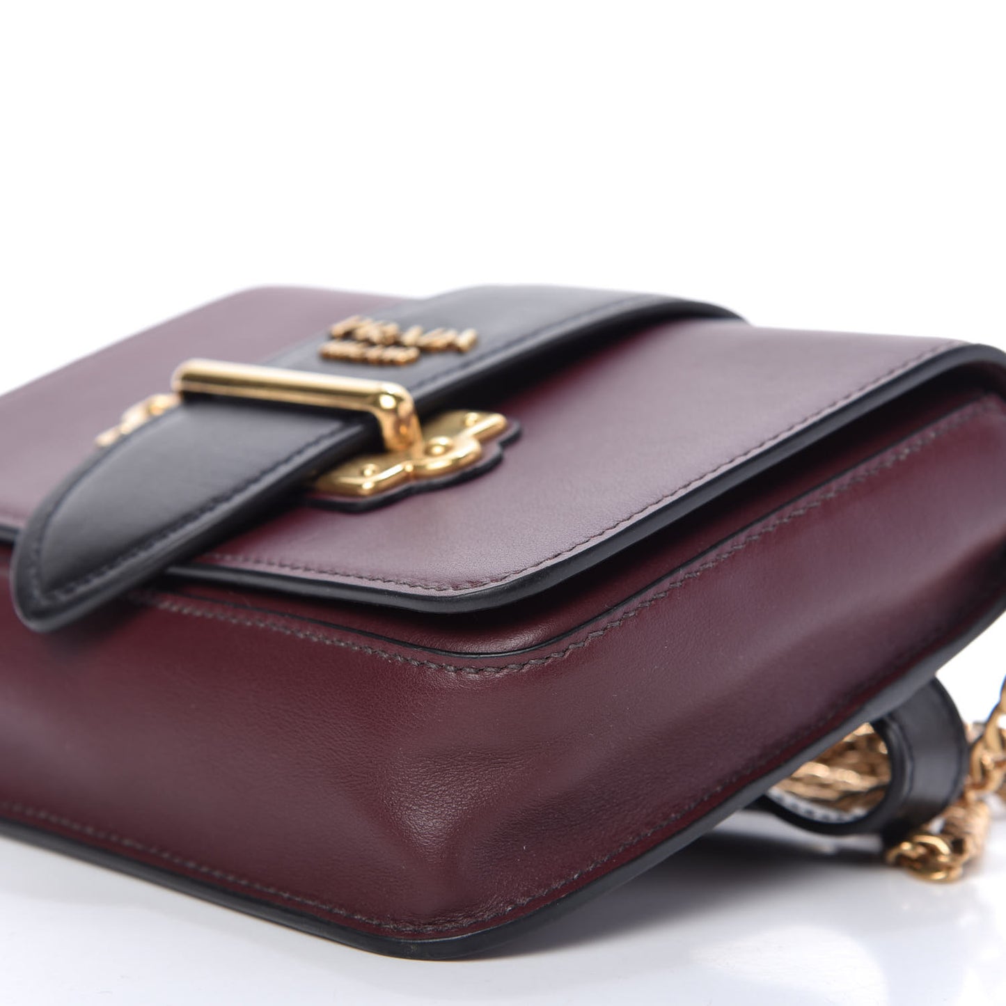 City Calf Cahier Belt Bag Granato Black