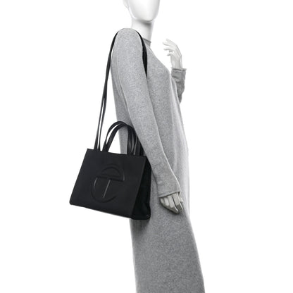 Telfar Vegan Leather Shmedium Shopping Bag Black 2 of 9