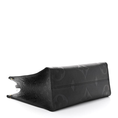Louis Vuitton Empreinte Monogram Giant Onthego MM Black 4 of 9