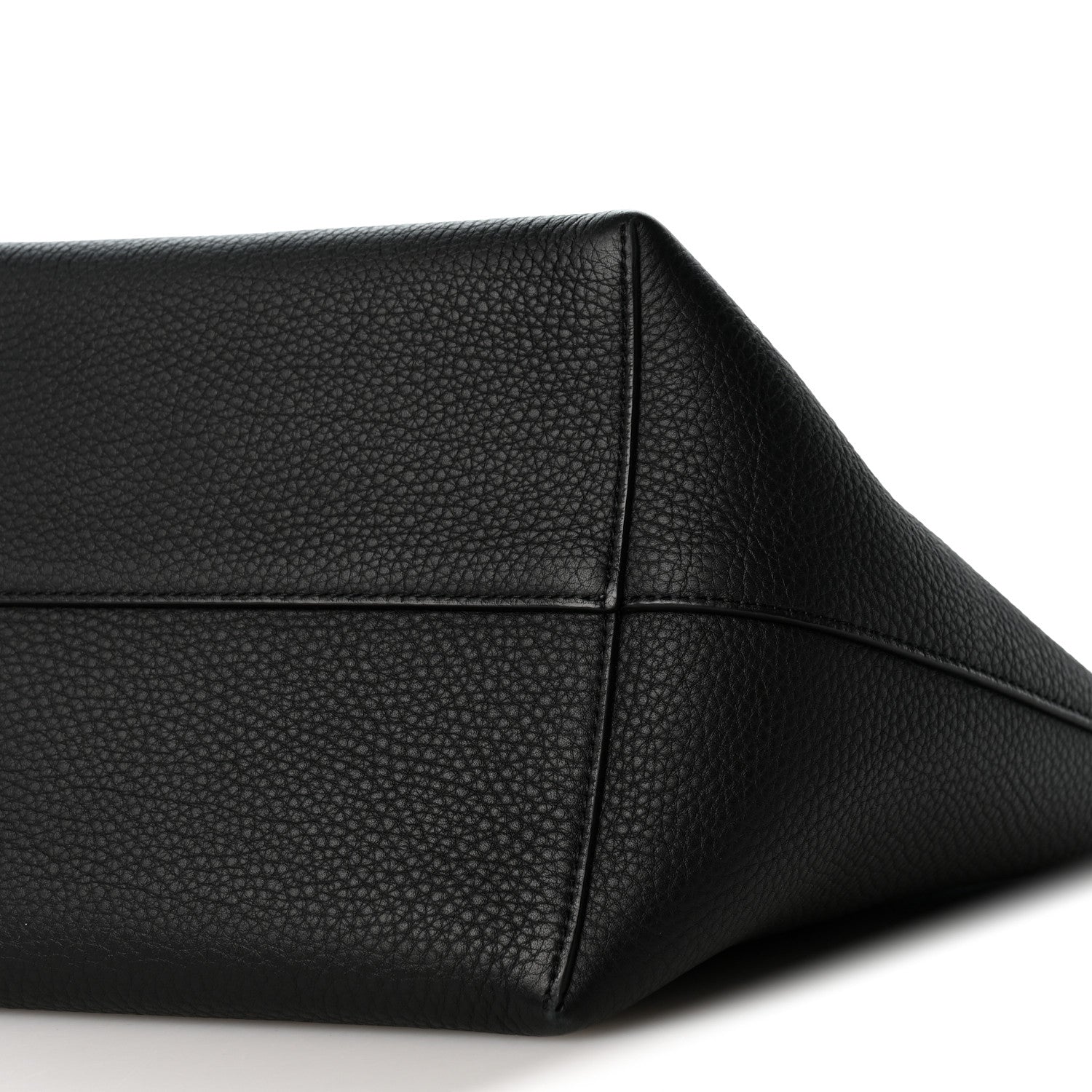 The Row Grained Calfskin Medium N/S Park Tote Black 9 of 10