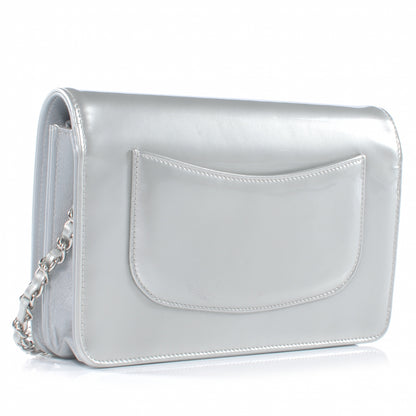 Chanel Patent Strass Wallet On Chain WOC 3 of 8