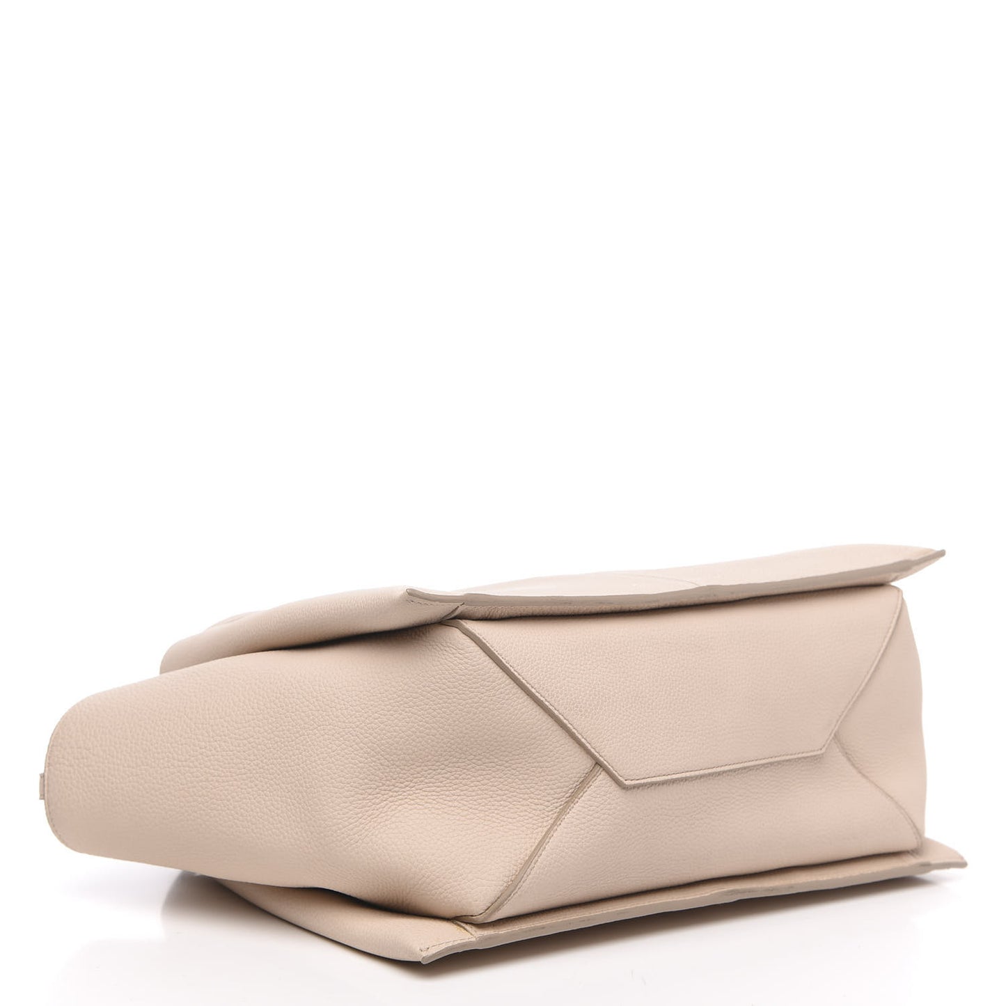 Baby Grained Calfskin Small Tri-Fold Bag Powder