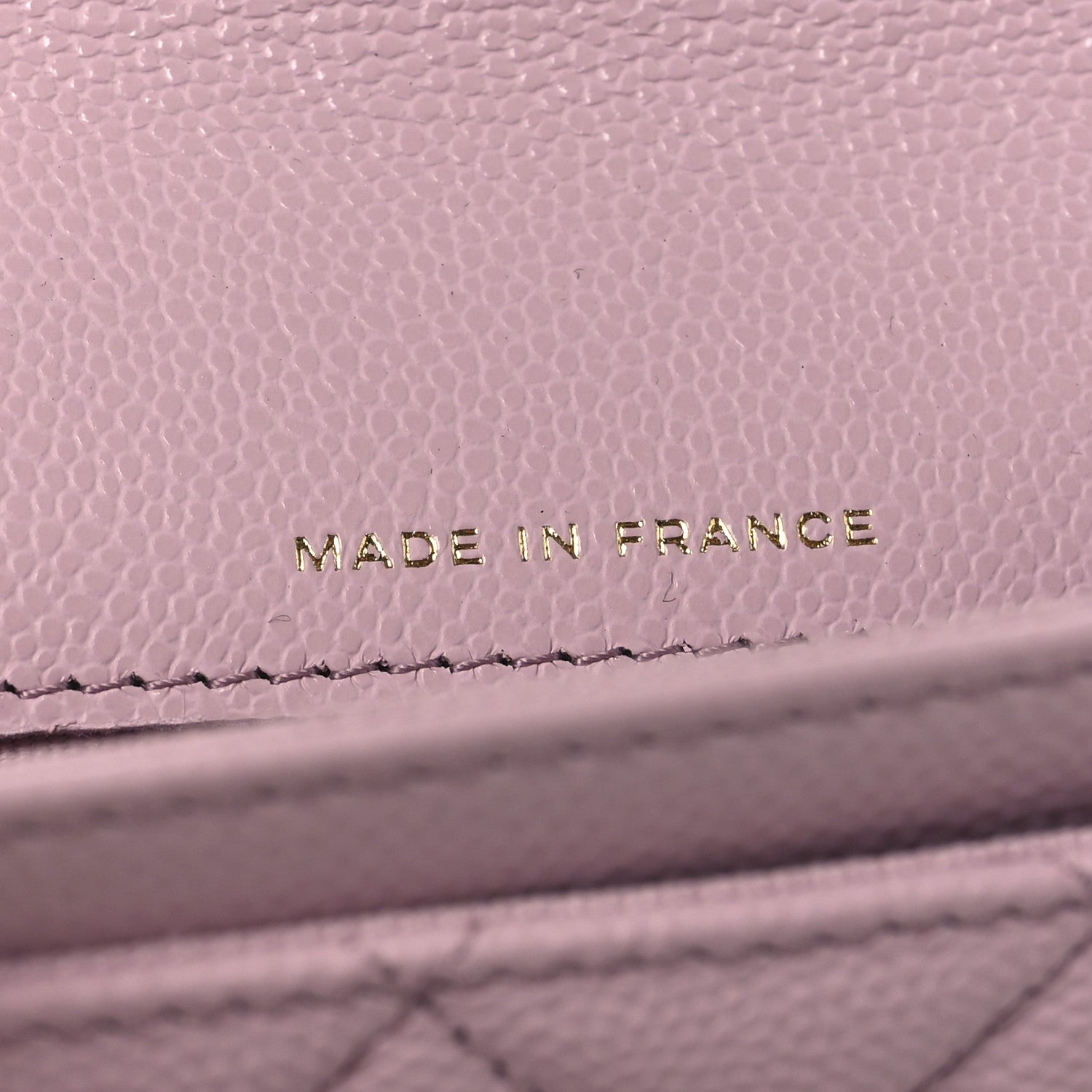 Chanel Caviar Quilted Flap Card Holder Wallet Light Pink 7 of 9