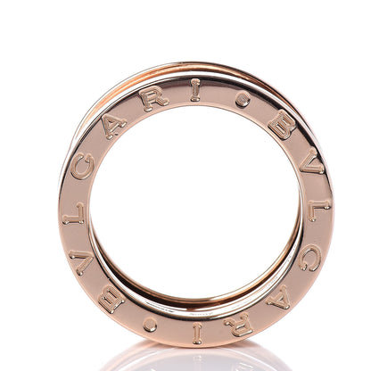 Bulgari 18K Rose Gold B.Zero1 Three-Band Ring 50 5.25 4 of 5