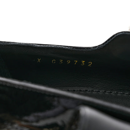 Chanel Patent Goatskin Cap Toe Mary Janes 38.5 Black 8 of 8